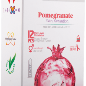 کاندوم ایکسدریم مدل تنگ کننده انار بسته 12 عددی